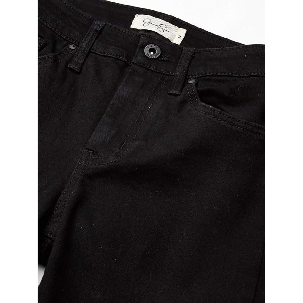 NWT Jessica Simpson Women's High Rise Skinny Jeans 24 Black Flawless Flex NEW!